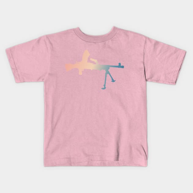 Bren Red to Blue Kids T-Shirt by MilsurpNerd